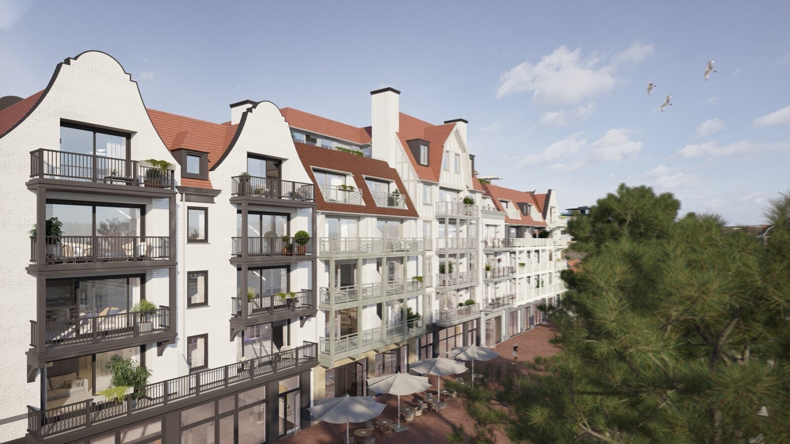 "Moderne villa-appartementen met terras aan de Zeedijk in Cadzand - Residentie Duinhof-Noord" 4